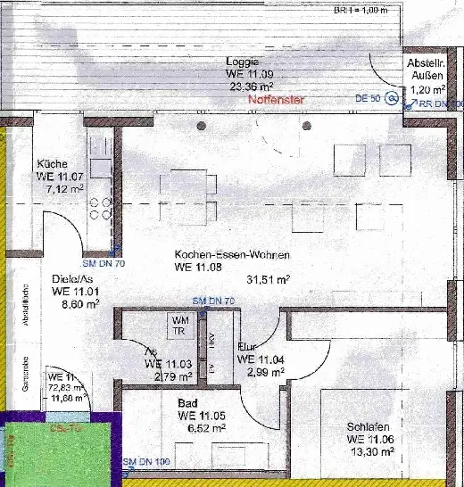 2 Zimmer Wohnung mit 83 m² in Trier – Bild 8