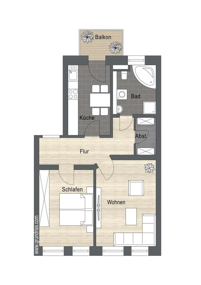 2 Zimmer Wohnung mit 65 m² in Leipzig – Bild 2
