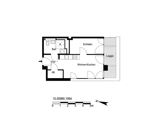 2 Zimmer Wohnung mit 40 m² in Berlin – Bild 12
