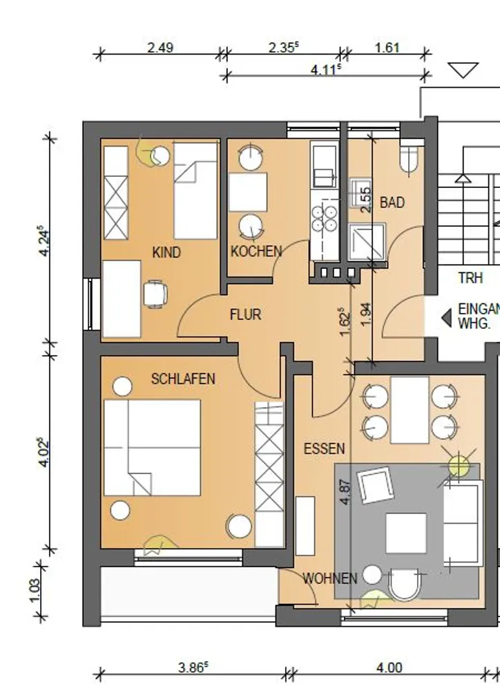 3 Zimmer Wohnung mit 65 m² in Bielefeld – Bild 8