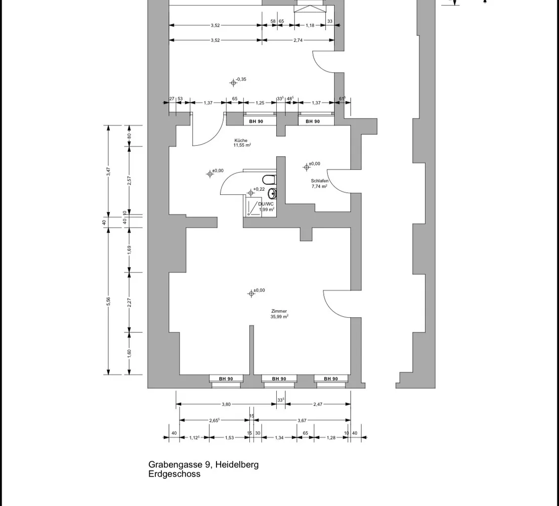 2 Zimmer Wohnung mit 55 m² in Heidelberg – Bild 7