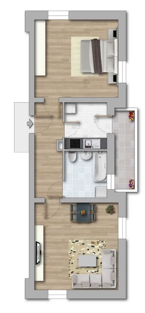 2 Zimmer Wohnung mit 57 m² in Görlitz – Bild 7