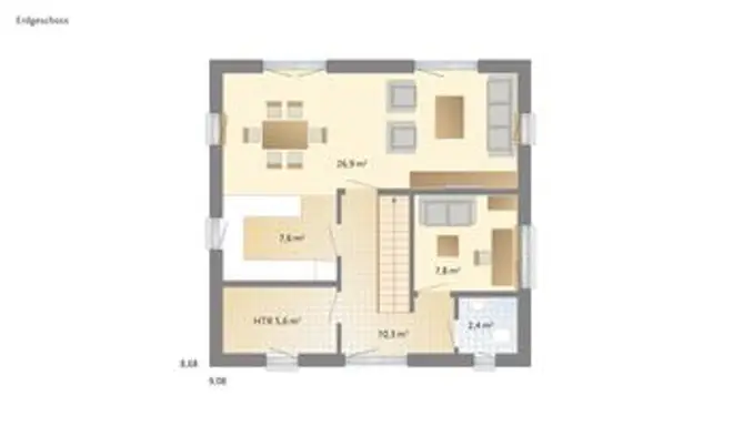 5 Zimmer Haus mit 117 m² in Düsseldorf – Bild 3