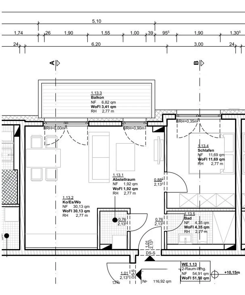 2 Zimmer Wohnung mit 52 m² in Leipzig – Bild 8