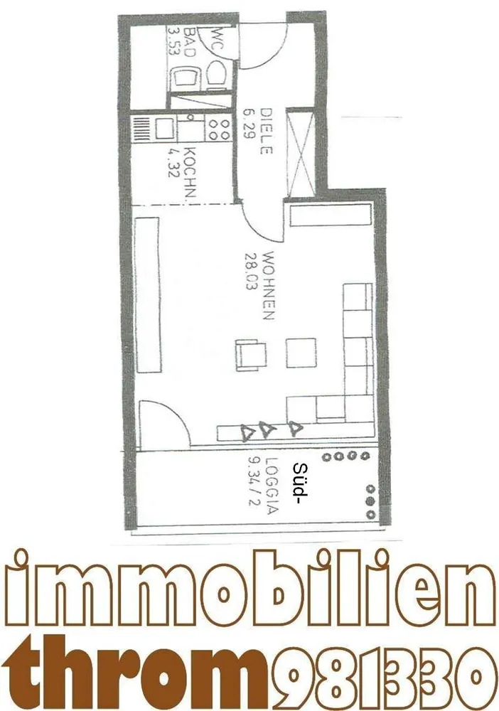1 Zimmer Wohnung mit 46 m² in Karlsruhe – Bild 9