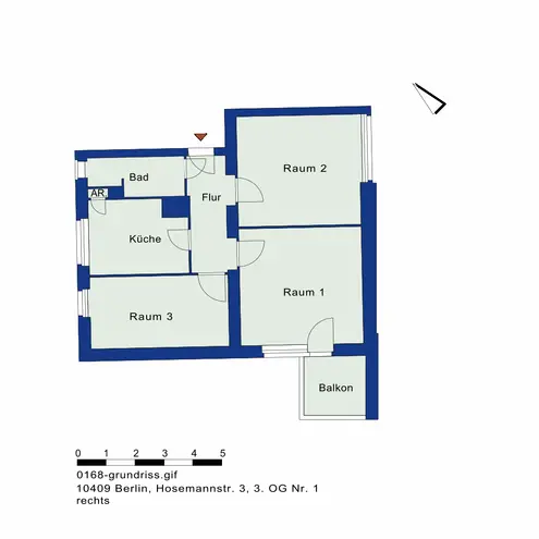3 Zimmer Wohnung mit 64 m² in Berlin – Bild 8