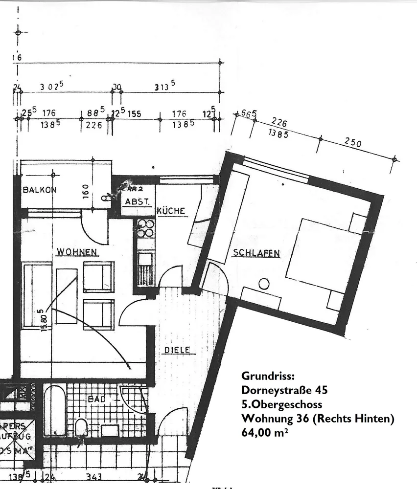 3 Zimmer Wohnung mit 64 m² in Witten – Bild 3