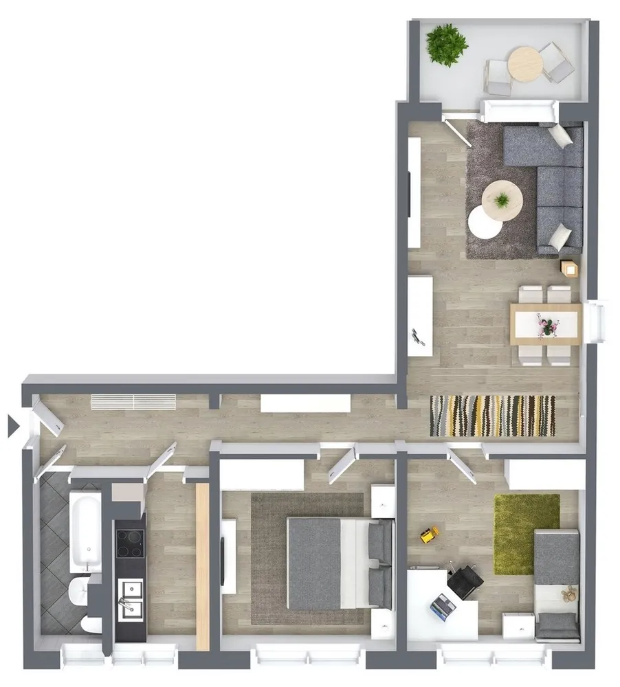 3 Zimmer Wohnung mit 69 m² in Chemnitz – Bild 5