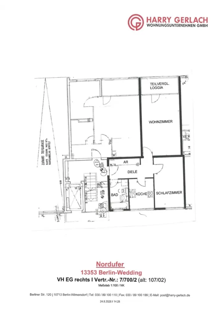 2 Zimmer Wohnung mit 58 m² in Berlin – Bild 2