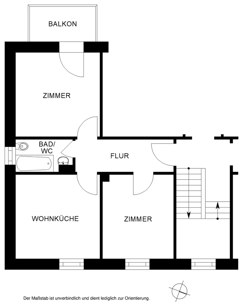 2 Zimmer Wohnung mit 52 m² in Bielefeld – Bild 4