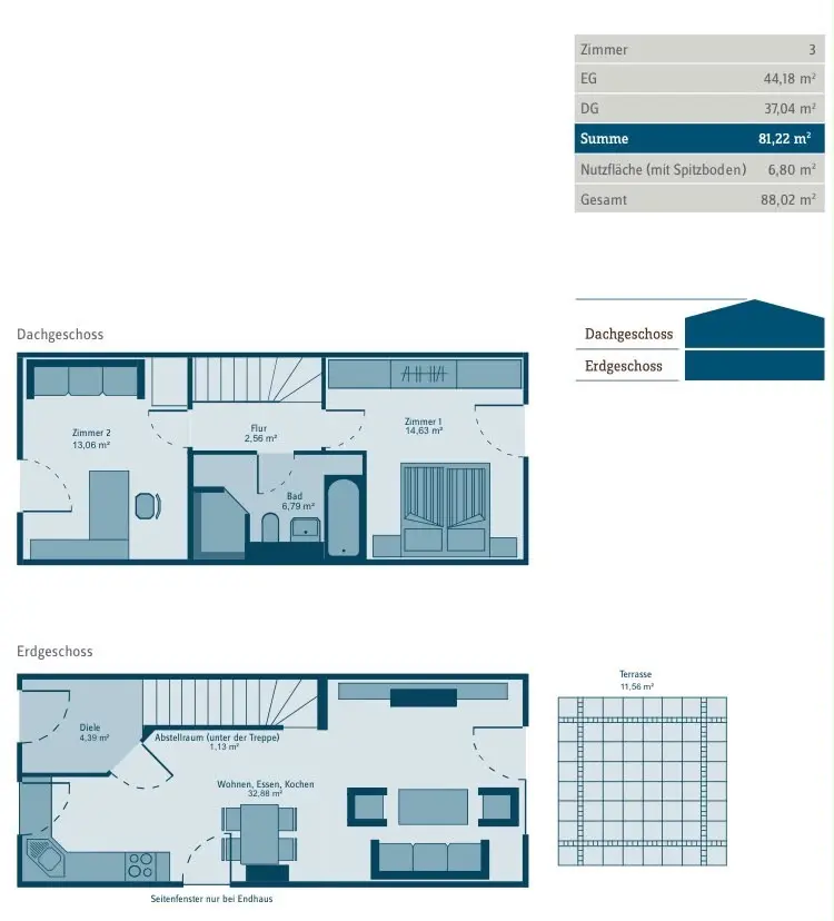 3 Zimmer Haus mit 82 m² in Rüsselsheim am Main – Bild 5