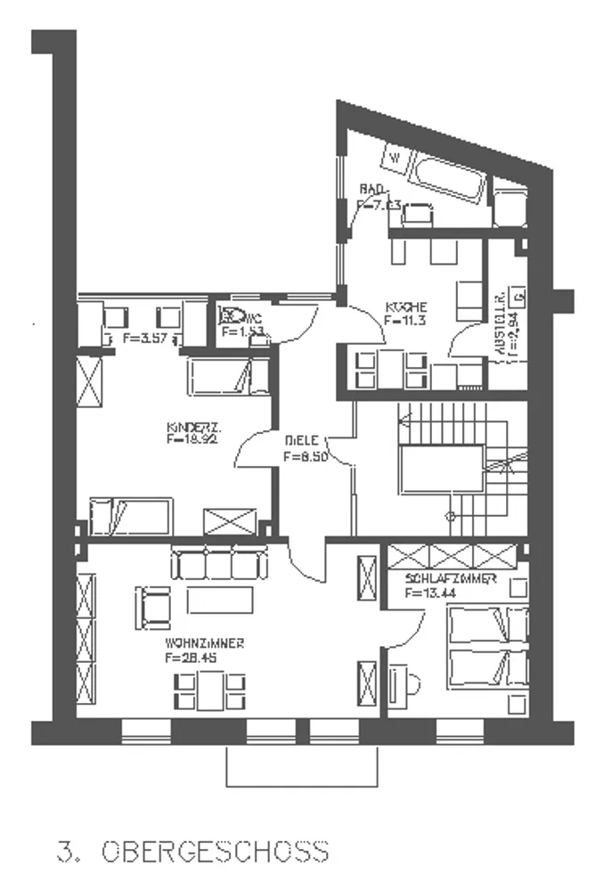 3 Zimmer Wohnung mit 96 m² in Wuppertal – Bild 3