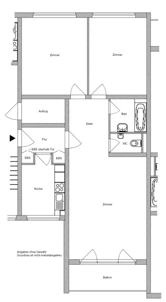 3 Zimmer Wohnung mit 85 m² in Frankfurt am Main – Bild 5