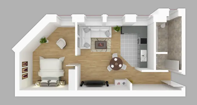 2 room apartment with 45 m² in Magdeburg – Photo 10