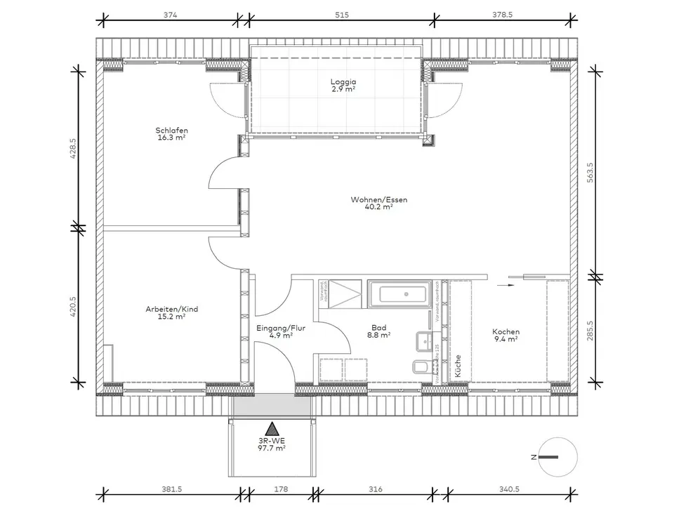 3 Zimmer Wohnung mit 98 m² in Zwickau – Bild 7