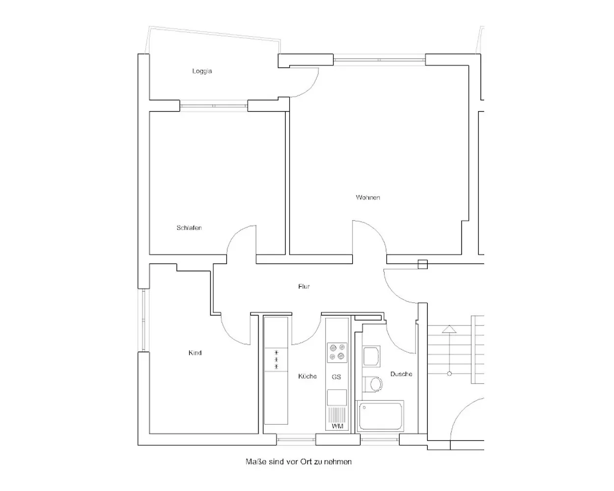 3 Zimmer Wohnung mit 65 m² in Braunschweig – Bild 3