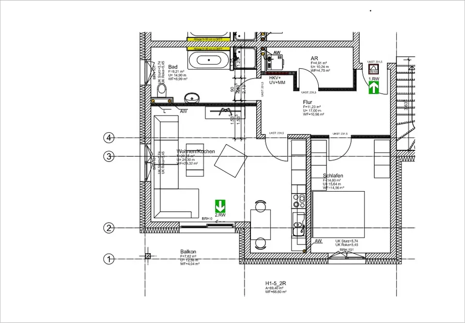 2 Zimmer Wohnung mit 52 m² in Königs Wusterhausen – Bild 8