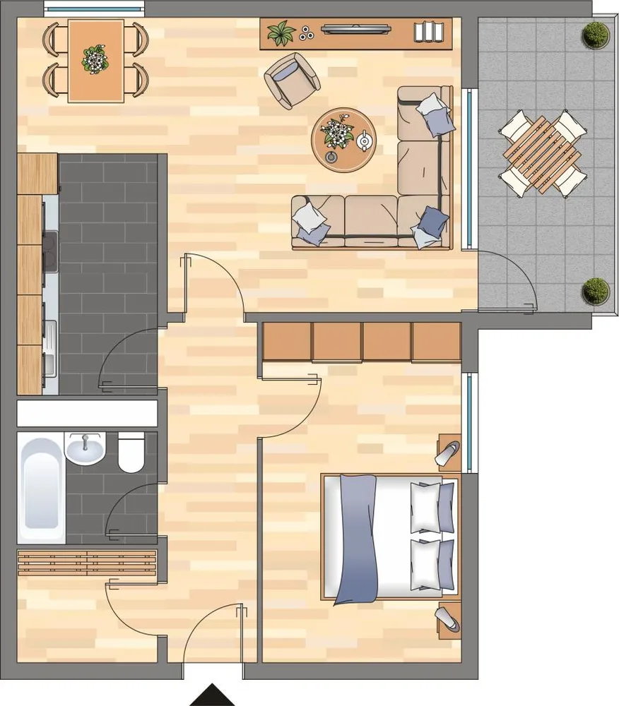 2 Zimmer Wohnung mit 60 m² in Kiel – Bild 8