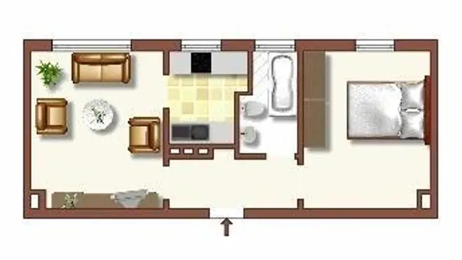 2 Zimmer Wohnung mit 41 m² in Duisburg – Bild 1