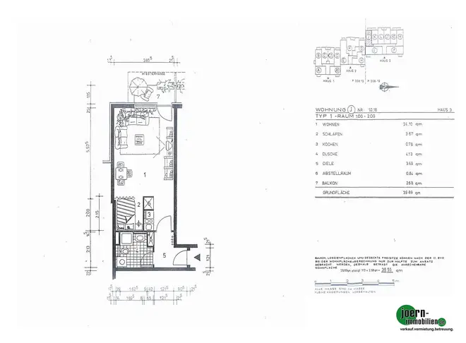 2 Zimmer Wohnung mit 39 m² in Düsseldorf – Bild 4