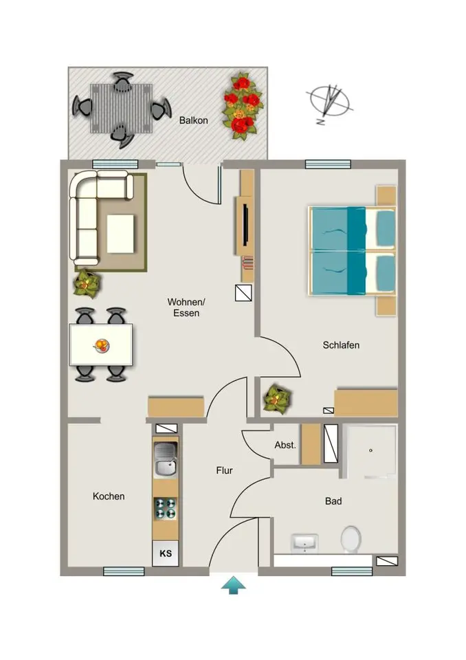 2 Zimmer Wohnung mit 62 m² in Dortmund – Bild 5