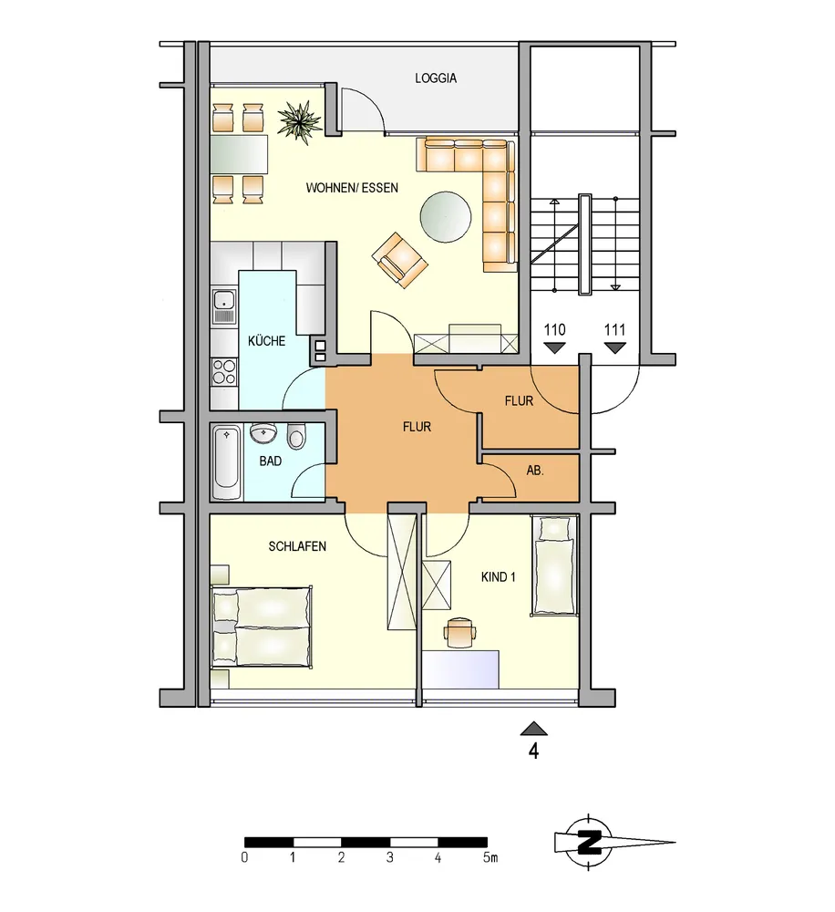 3 Zimmer Wohnung mit 82 m² in Erkrath – Bild 1