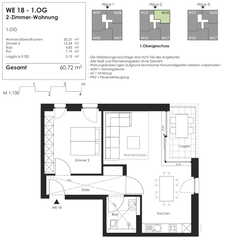 2 Zimmer Wohnung mit 60 m² in Kleve – Bild 4