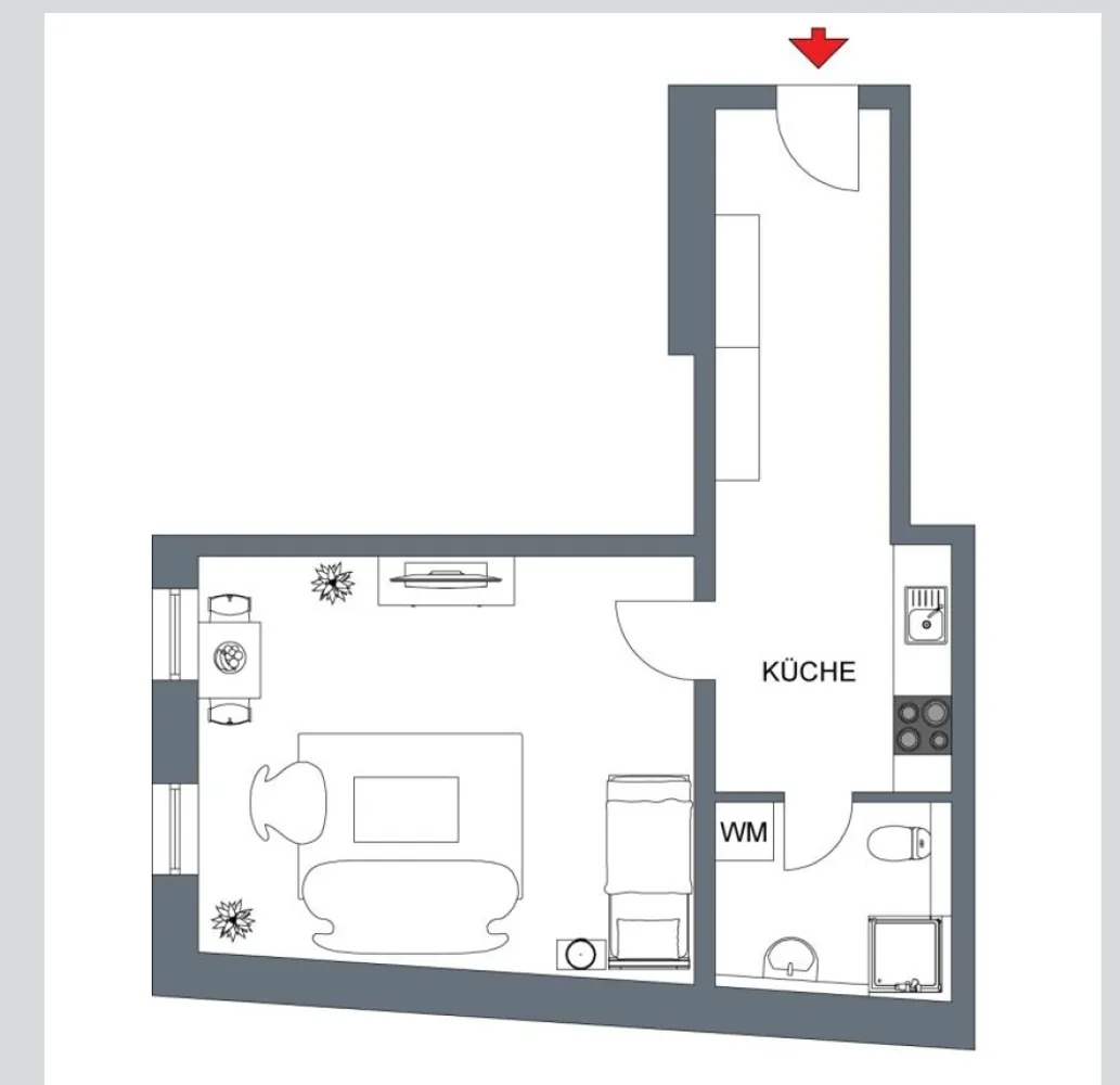 2 Zimmer Wohnung mit 48 m² in Leipzig – Bild 2