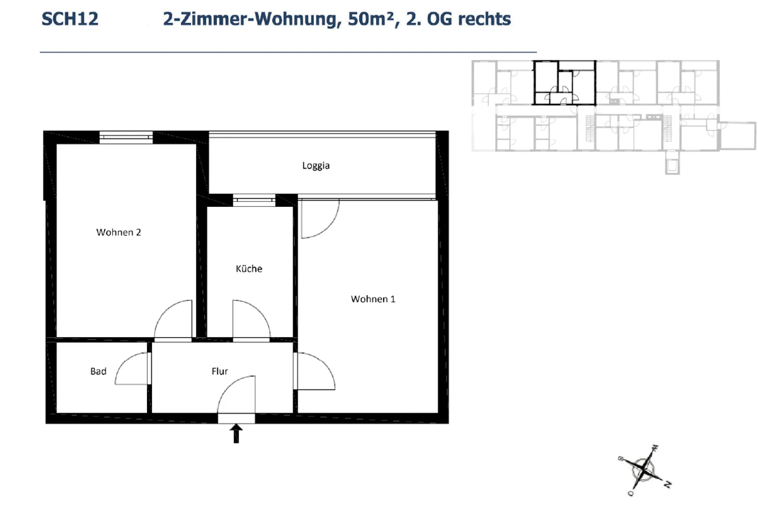 2 room apartment with 50 m² in Munich – Photo 7