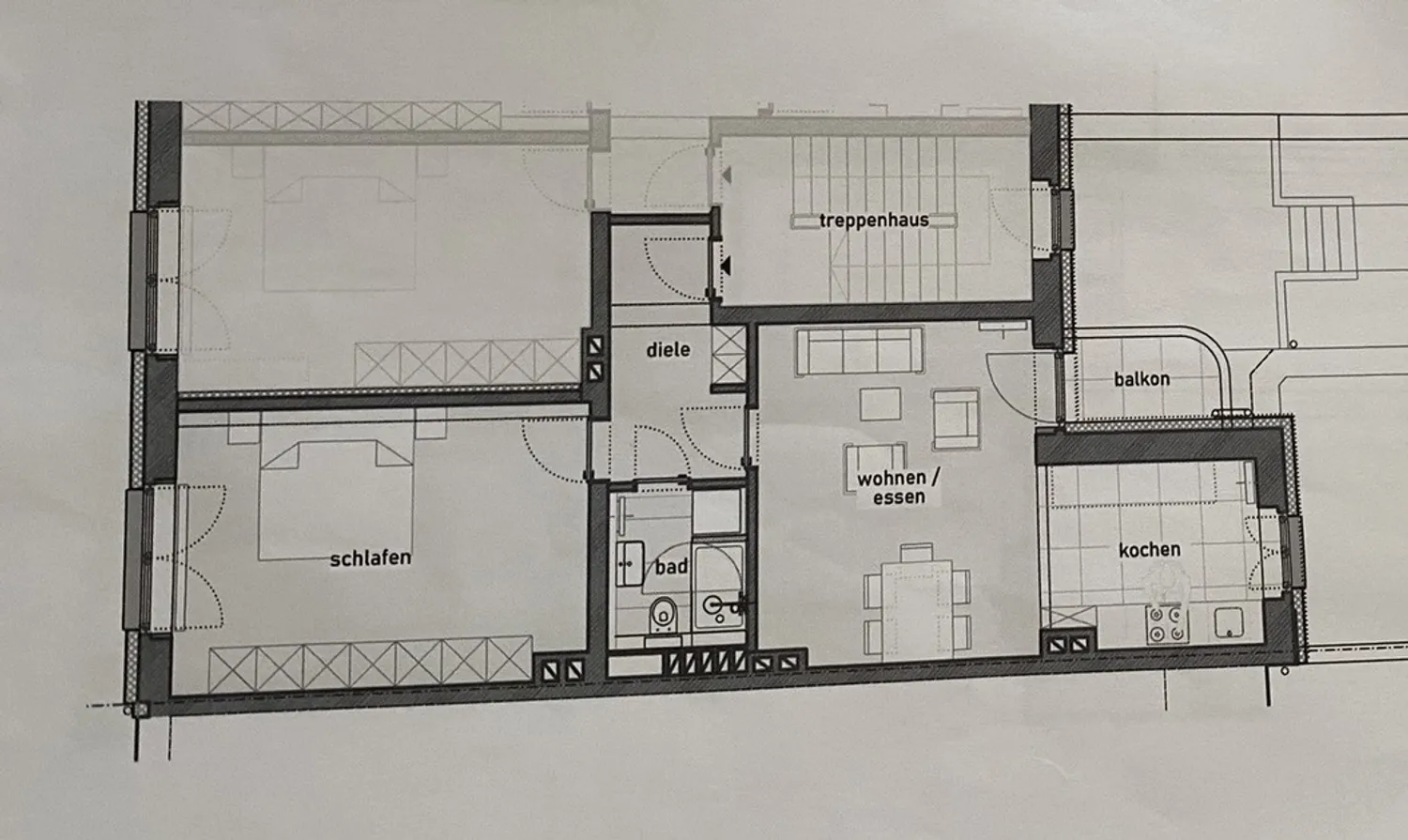 2 Zimmer Wohnung mit 56 m² in Düsseldorf – Bild 4