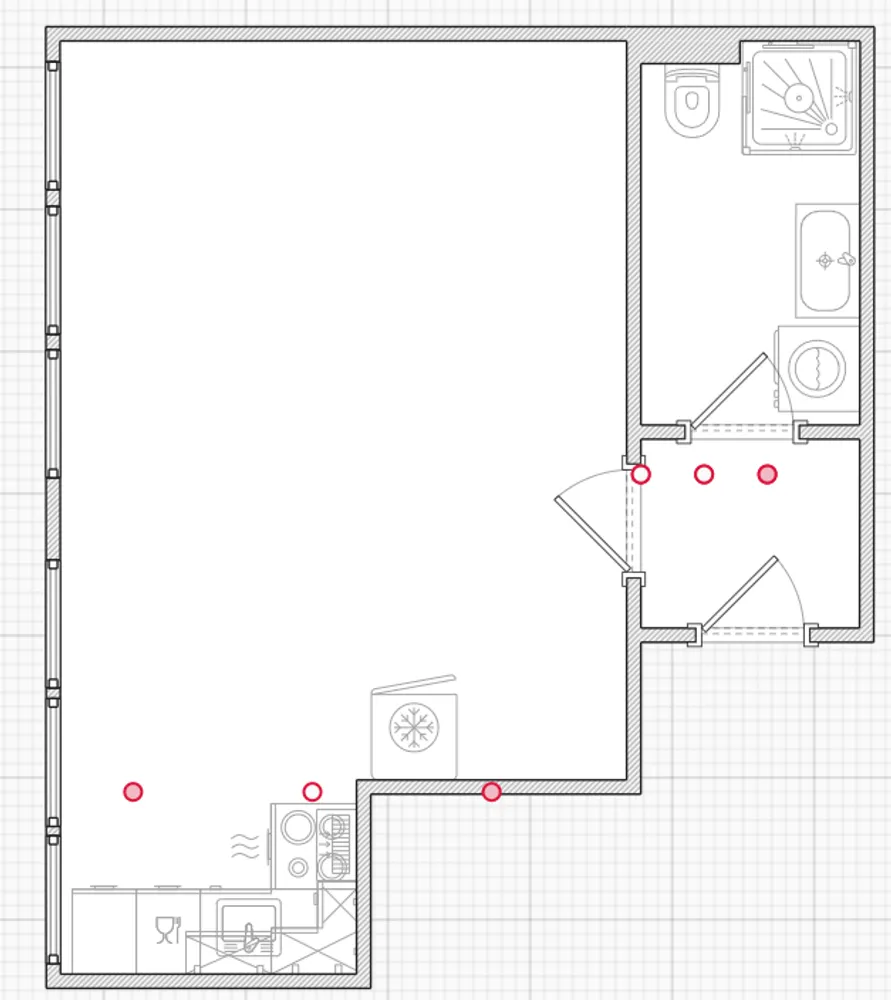 1 room apartment with 30 m² in Karlsruhe – Photo 1