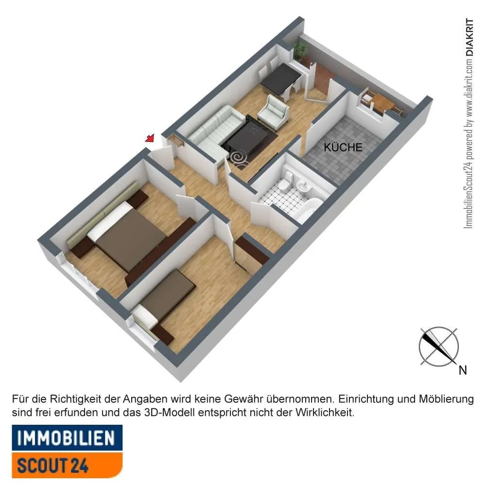 3 Zimmer Wohnung mit 70 m² in Halle (Saale) – Bild 12