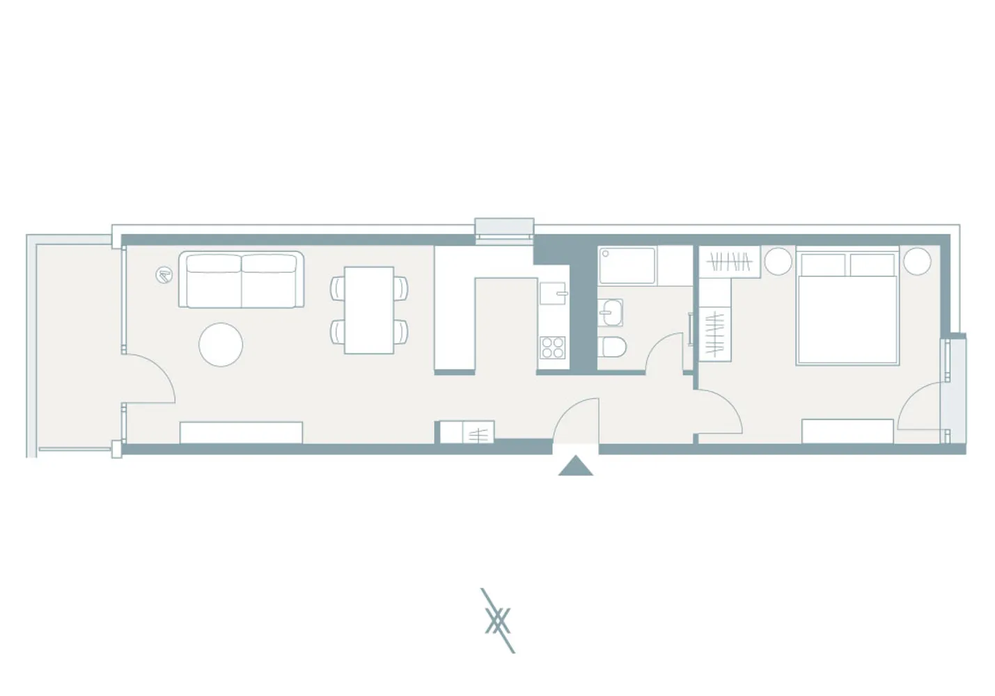 2 Zimmer Wohnung mit 56 m² in Frankfurt am Main – Bild 7