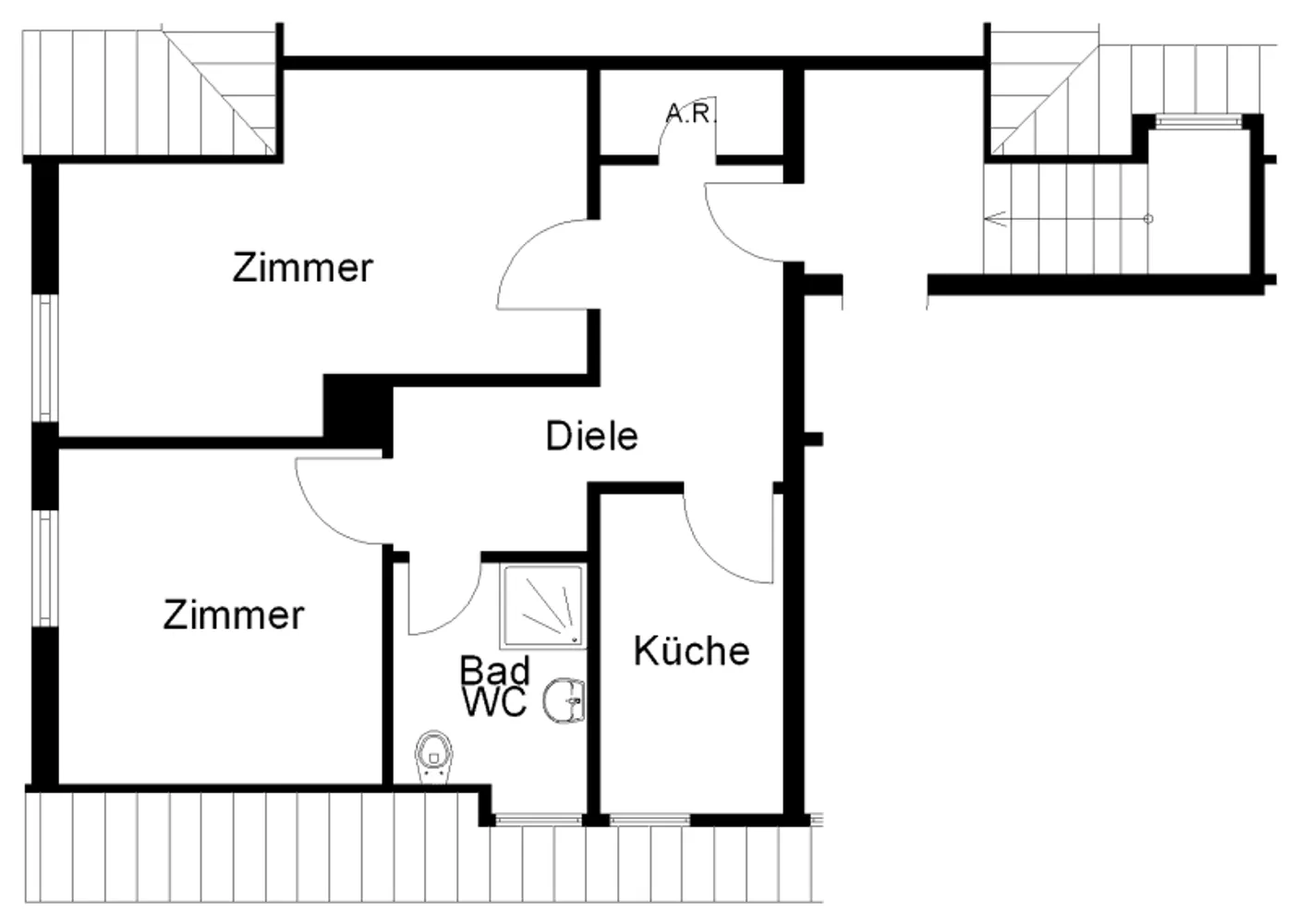 2 Zimmer Wohnung mit 50 m² in Osnabrück – Bild 2