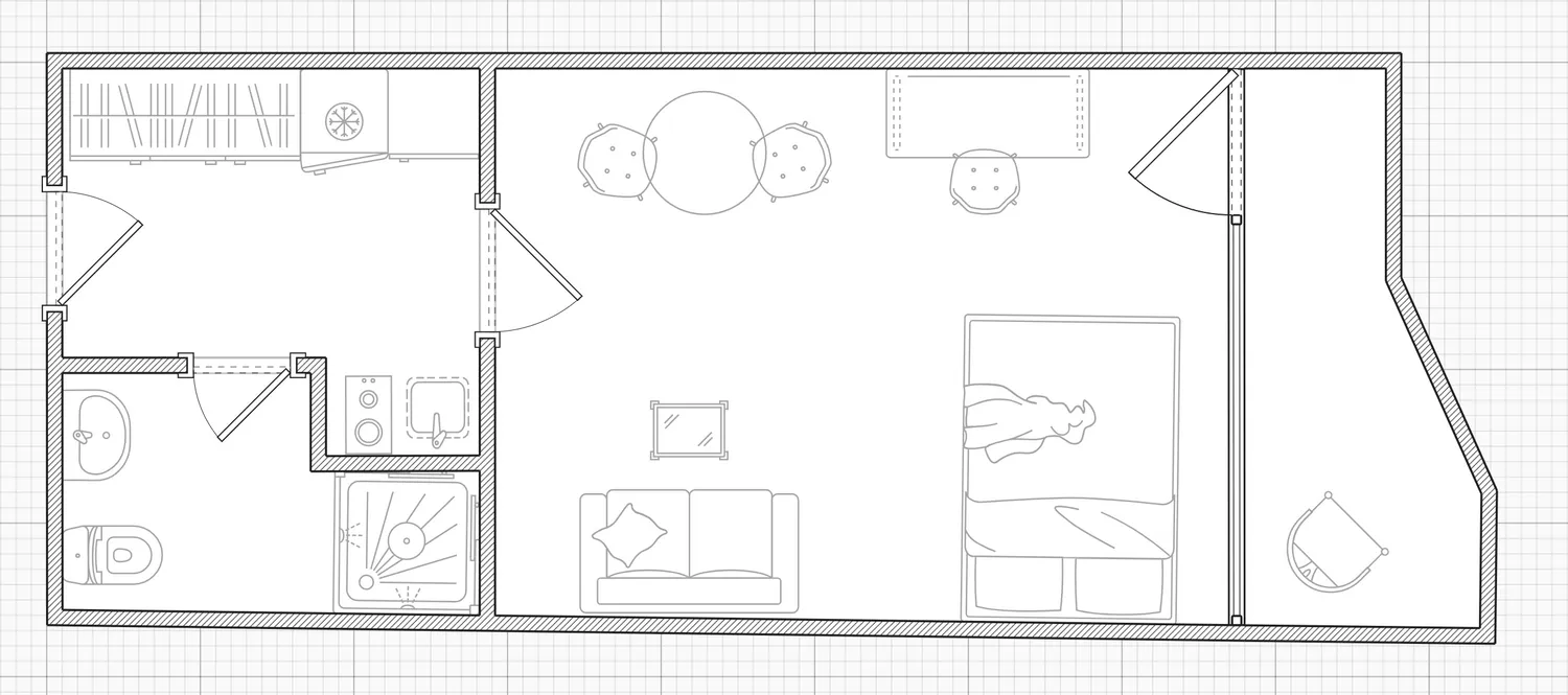 1 Zimmer Wohnung mit 31 m² in Heidelberg – Bild 2
