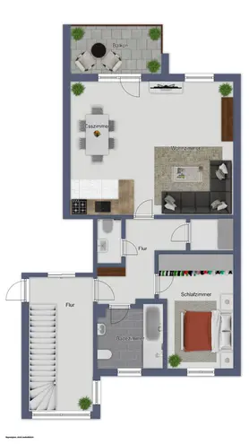 2 Zimmer Wohnung mit 69 m² in Augsburg – Bild 11