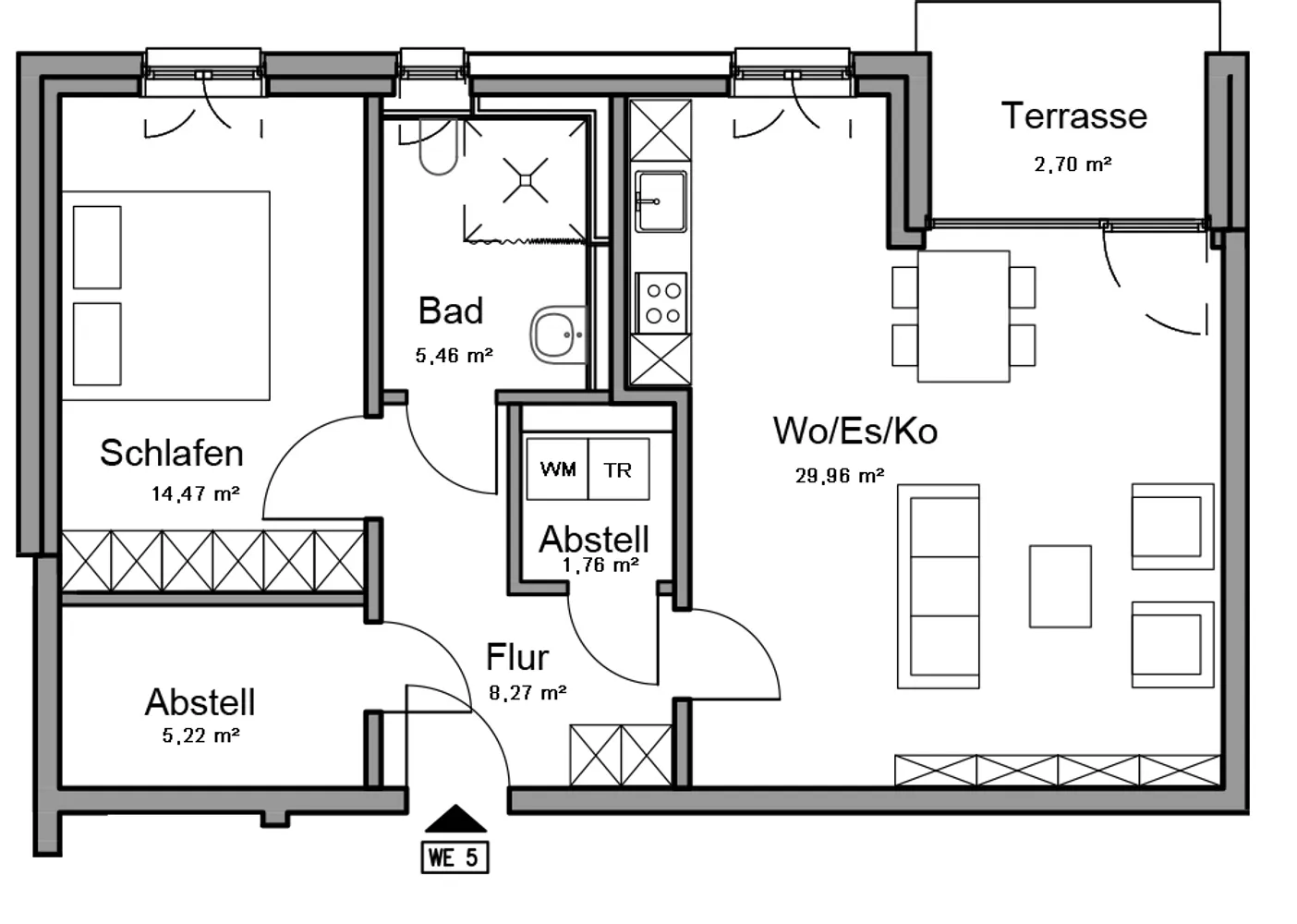 2 Zimmer Wohnung mit 70 m² in Herten – Bild 11