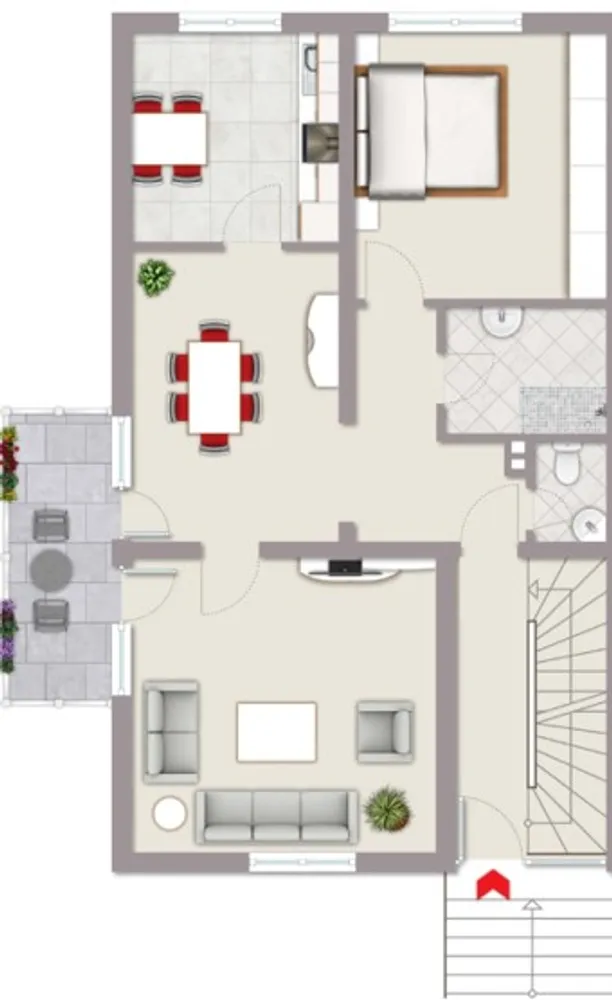 3 Zimmer Wohnung mit 73 m² in Karlsruhe – Bild 5