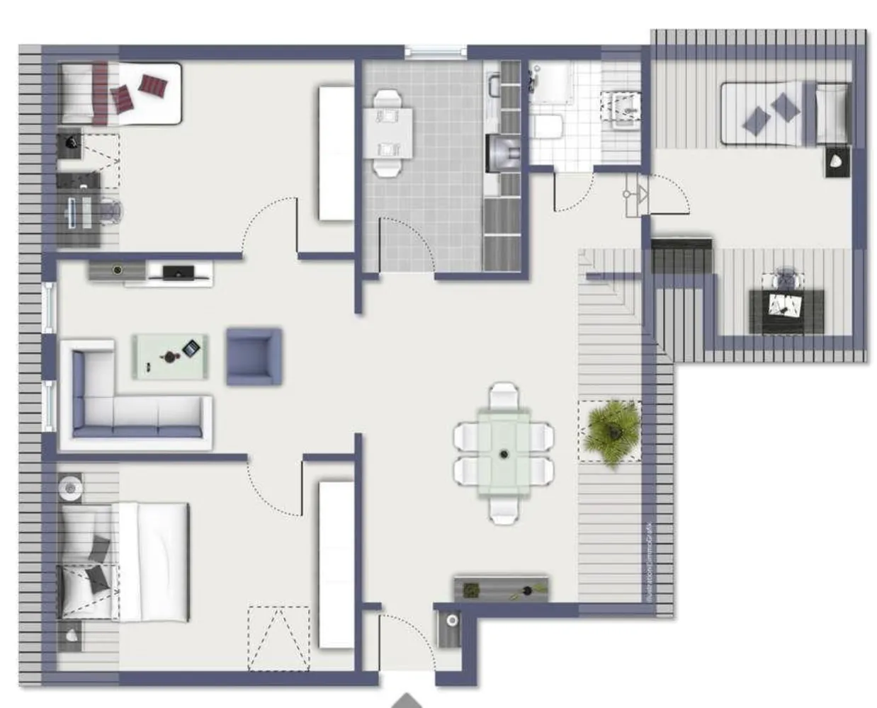 4 Zimmer Wohnung mit 110 m² in Bochum – Bild 1