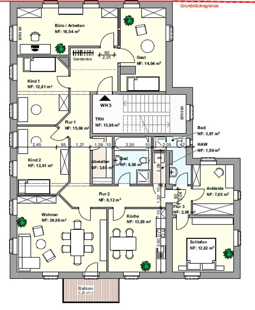 6 Zimmer Wohnung mit 157 m² in Nordhausen – Bild 3