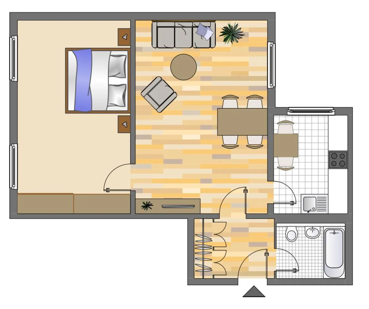 2 Zimmer Wohnung mit 61 m² in Neuss – Bild 3