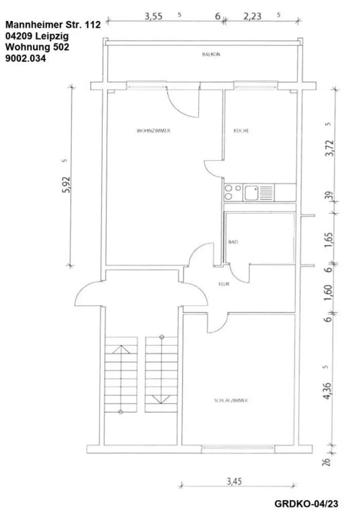 2 Zimmer Wohnung mit 57 m² in Leipzig – Bild 4