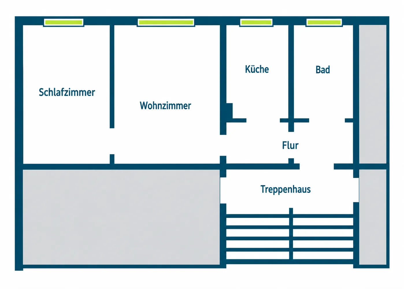 2 Zimmer Wohnung mit 49 m² in Dinslaken – Bild 3