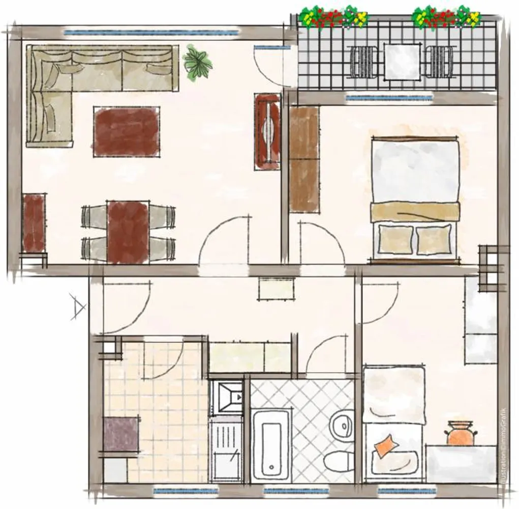 3 Zimmer Wohnung mit 64 m² in Mönchengladbach – Bild 7