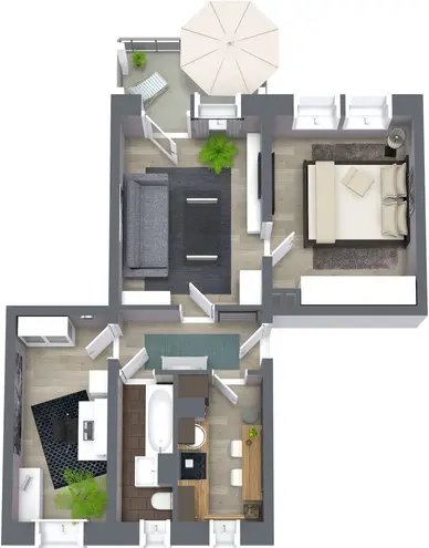 3 Zimmer Wohnung mit 59 m² in Chemnitz – Bild 5