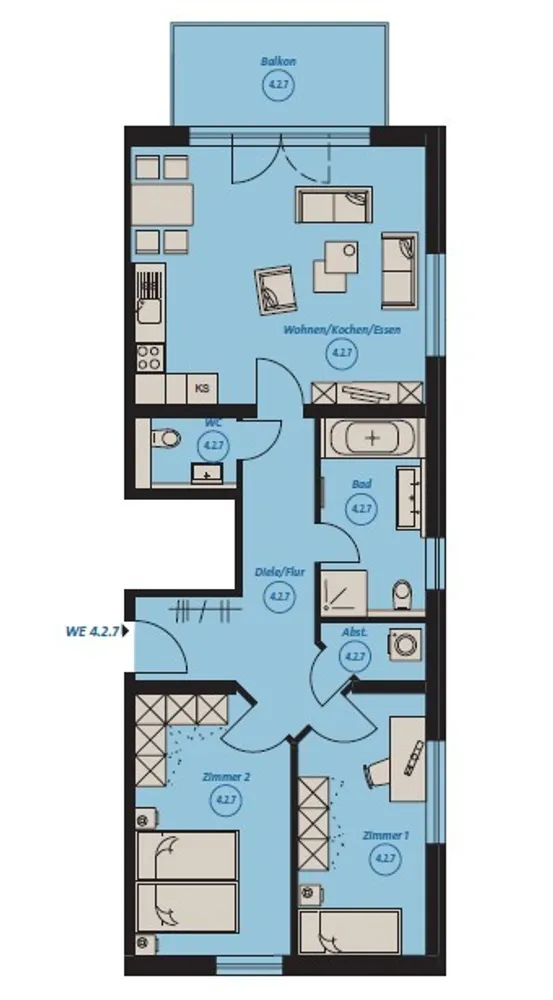 3 room apartment with 85 m² in Leipzig – Photo 7