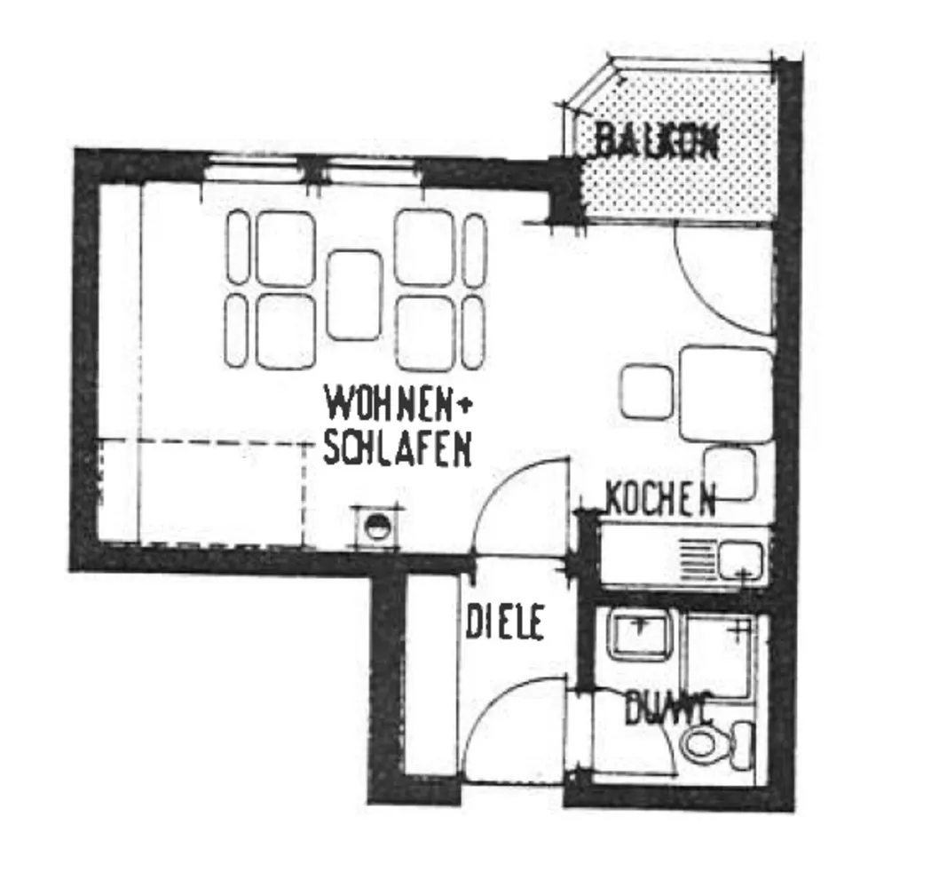 1 Zimmer Wohnung mit 32 m² in Bayreuth – Bild 5