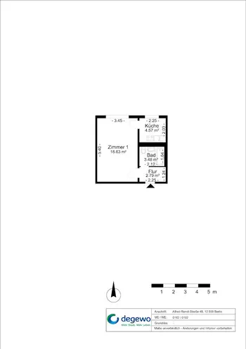 1 Zimmer Wohnung mit 29 m² in Berlin – Bild 7