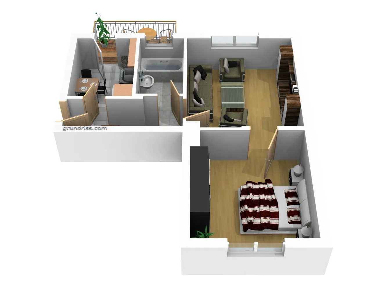 2 room apartment with 55 m² in Zeitz – Photo 2