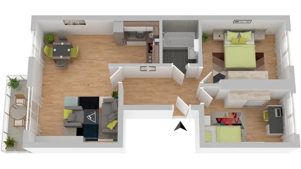 3 Zimmer Wohnung mit 58 m² in Aue-Bad Schlema – Bild 7